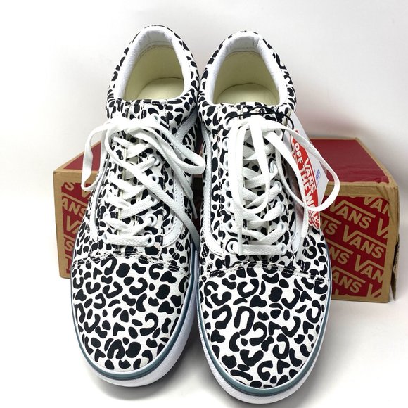 VANS Sneakers Men's VN0A4U154TJ Old Skool Stacked Uv Inc Platform Leopard Canvas - Picture 4 of 12
